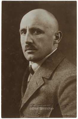Lot 318 - Streicher (Julius, 1885-1946). Vintage signed postcard photograph, by Hoffmann, c. 1920s