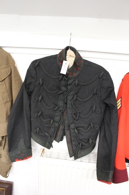 Lot 284 - King's Royal Rifle Corps. A WWI period officer's dress tunic and waistcoat