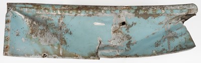 Lot 114 - V1 Flying Bomb. Fieseler F103 (V1) flying Luftwaffe. Fieseler F103 (V1) flying bomb rudder