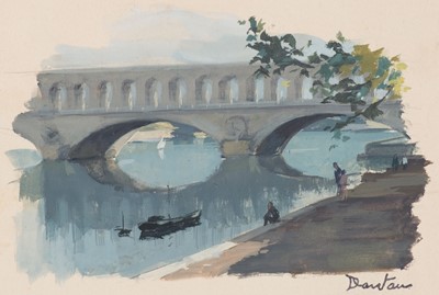 Lot 253 - Dantan (Fernand, 1913-2005). Viaduc d'Auteuil, circa 1950, and 14 further works