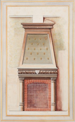 Lot 205 - French School. Interior designs, circa early 20th century