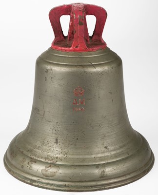 Lot 106 - Scramble bell. WWII RAF aerodrome station bell dated 1940