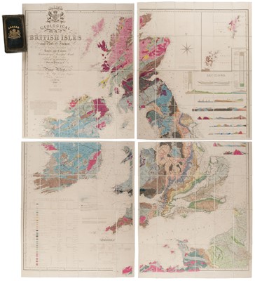 Lot 178 - British Isles. Knipe (James A.) Geological Map of the British Isles..., 1851