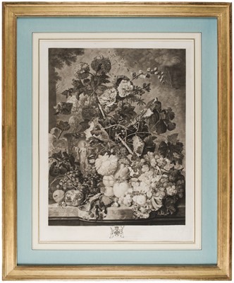 Lot 259 - Earlom (Richard). A Flower Piece & A Fruit Piece, John Boydell, 1778 [and] 1781