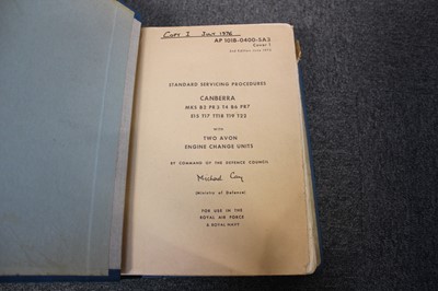 Lot 31 - English Electric Canberra. A privately collated archive for the English Electric Canberra