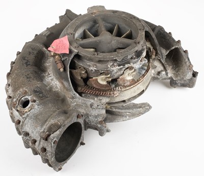 Lot 56 - Battle of Britain. A WWII Luftwaffe Me109 supercharger relic