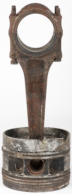 Lot 55 - Battle of Britain. A WWII Hurricane engine piston recovered from P2985