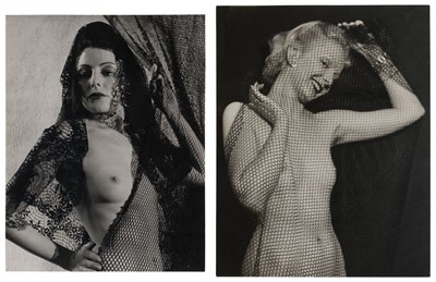 Lot 90 - Nudes. A group of 11 vintage gelatin silver prints of female nudes by Stephen Glass, 1950s