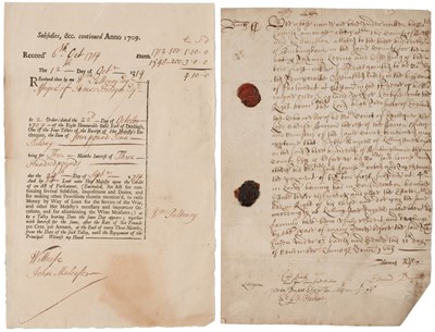 Lot 239 - Manuscript Ephemera. An assorted collection, mostly 18th/19th century