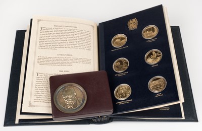 Lot 193 - Churchill (Winston Leonard Spencer, 1874-1965). A Collection of Silver Churchill Centenary Medals
