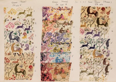 Lot 535 - Trade samples. A pair of two large ledgers of fabric samples, Tootal Fabrics, Manchester,1979-1982