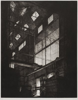 Lot 420 - Howard (John, 1958-). The Foundary I and The Foundary II, etchings with aquatint, 1989
