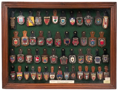 Lot 186 - Fire Fighting. A collection of French Department badges