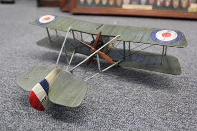 Lot 47 - Aircraft model. A WWI RAF Airco DH.2. 7907 model aircraft