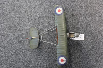 Lot 47 - Aircraft model. A WWI RAF Airco DH.2. 7907 model aircraft