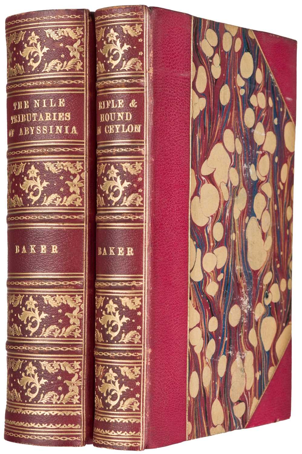 Lot 6 - Baker (Samuel). The Rifle and the Hound in Ceylon, 1854.., and one other