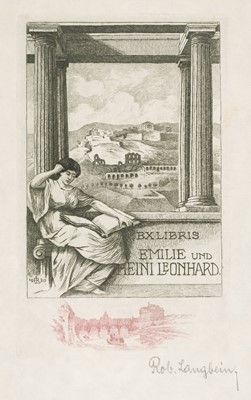 Lot 392 - Austrian and German Bookplates. A collection of approximately 150 ex-libris