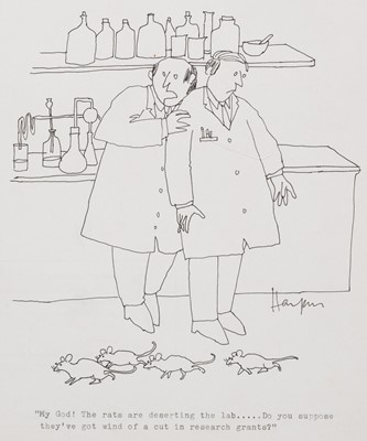 Lot 266 - Harpur (Merrily, 1948-2024). A collection of 34 cartoons, and others by various, circa 1970-80