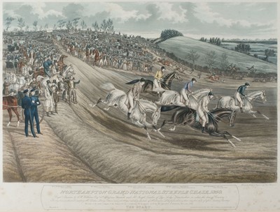 Lot 270 - Hunt (Charles). Northampton Grand National Steeple Chase, 1840..., plates 1-4, London: 1841