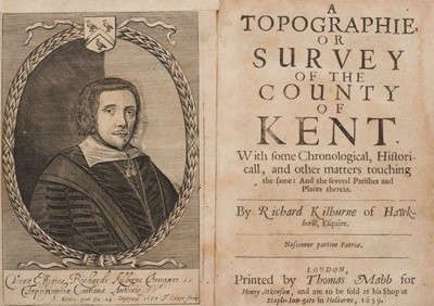 Lot 76 - Kilburne (Richard). A Topographie, or Survey of the county of Kent, 1659