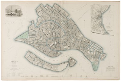 Lot 228 - S. D. U. K. Walker (J. & C.), A collection of 47 city plans, circa 1840