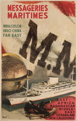 Lot 197 - Messageries Maritimes - India, Ceylon, Indo China, Far East., 1950s