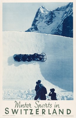 Lot 206 - Winter Sports in Switzerland (Bobsleigh), 1930s