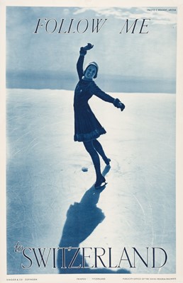 Lot 187 - Follow Me to Switzerland (Figure Skater), 1930s
