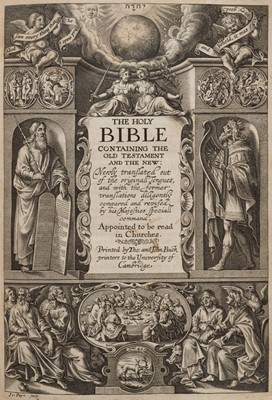 Lot 330 - Bible [English]. The Holy Bible containing the Old Testament and the New, [1630]