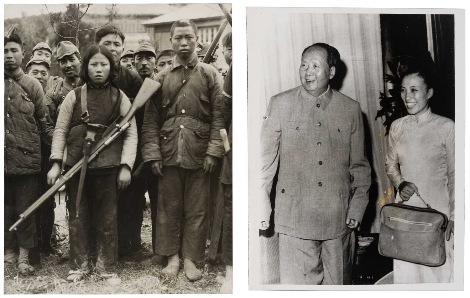 Lot 32 - China. A group of 15 gelatin silver print press photographs of Mao-era China, circa 1940s/1970s