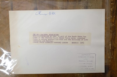 Lot 32 - China. A group of 15 gelatin silver print press photographs of Mao-era China, circa 1940s/1970s