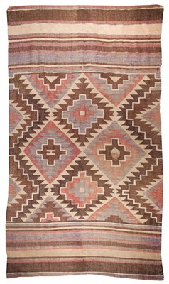 Lot 497 - Kilim. A woven rug, possibly Peruvian, late 19th/early 20th century