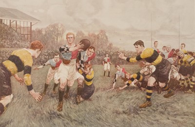 Lot 264 - Gillett (Frank). Harlequins versus Newport, London: 1913