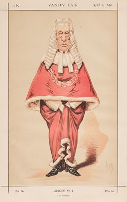 Lot 314 - Vanity Fair. A collection of 53 caricatures, 1`870