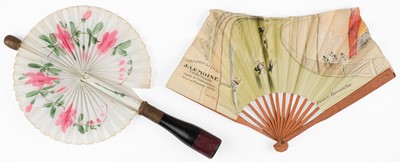 Lot 550 - Advertising Fan. Champagne, French, 1889, & 4 others advertising champagne