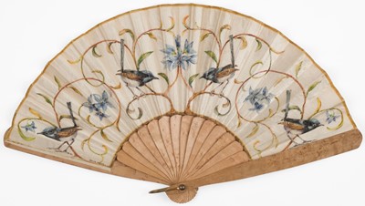 Lot 563 - Nock (Olive, 1893-1977). Painted fan, circa 1930s-1940s