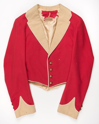 Lot 257 - Argyll and Sutherland Highlanders. A late Victorian red cloth mess jacket