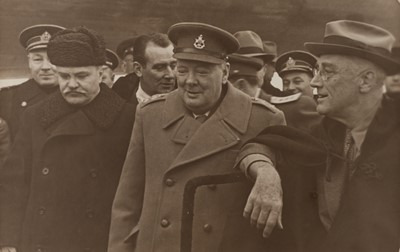 Lot 122 - Yalta Conference. A group of 40 photographs...,Yalta conference, February 1945