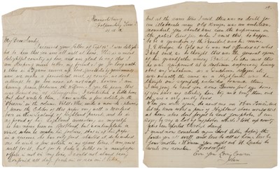 Lot 252 - Southern Africa. An autograph letter from ‘John’, Haenertsburg, South Africa, 28 October 1910