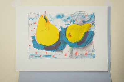 Lot 372 - Sandford (Lettice, 1902-1993). Two girls embracing, zinc engraving, plus five further works