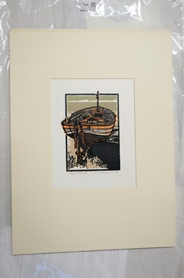 Lot 372 - Sandford (Lettice, 1902-1993). Two girls embracing, zinc engraving, plus five further works