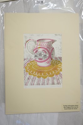 Lot 372 - Sandford (Lettice, 1902-1993). Two girls embracing, zinc engraving, plus five further works