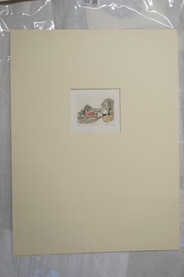 Lot 372 - Sandford (Lettice, 1902-1993). Two girls embracing, zinc engraving, plus five further works