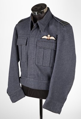 Lot 120 - WWII RAF. A WWII RAF battle blouse worn by a Squadron Leader 1941