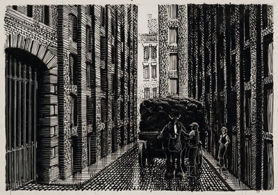 Lot 254 - Tunnicliffe (Charles Frederick, 1901-1979). Two scraperboard engravings, circa 1947