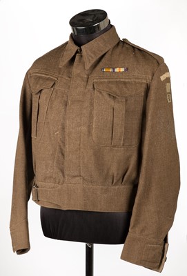 Lot 280 - Home Guard. 1st Radnorshire Battalion Home Guard khaki uniform circa 1950
