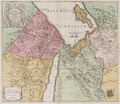 Lot 184 - Egypt & the Red Sea. Seutter (M.), Deserta Aegypti..., circa 1740