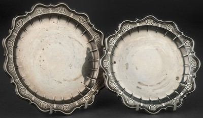 Lot 715 - Salvers. A William IV silver footed salver by Robert Garrard II, London 1831