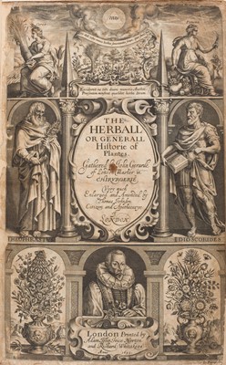 Lot 91 - Gerard (John). The Herball or Generall Historie of Plantes..., 2nd ed., 1633