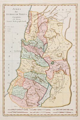Lot 200 - Holy Land. Bonne (Rigobert), Judaea seu Duodecum Tribus Israelis, circa 1750